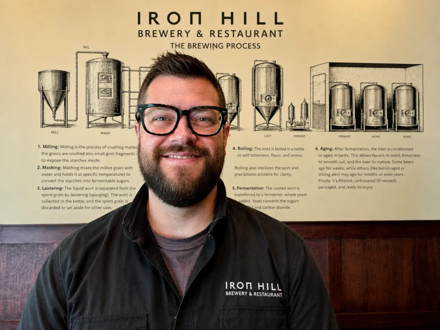 Mike Deger, brewer at Iron Hill Lancaster